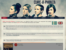 Tablet Screenshot of cure-a-phobia.com